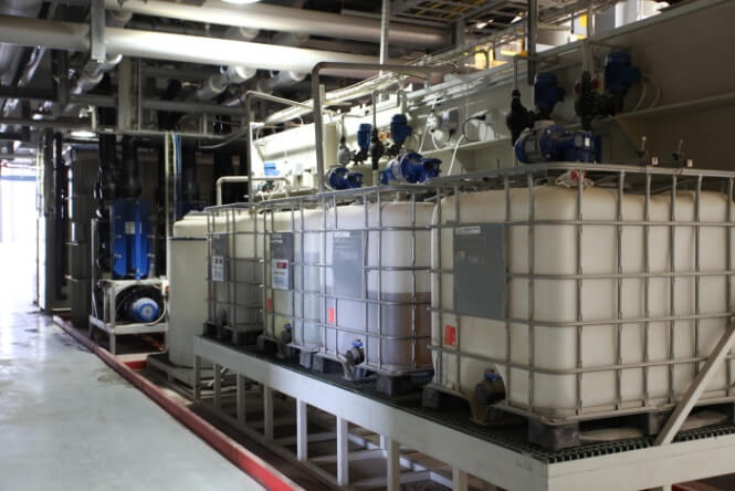 automated chemicals dosing system