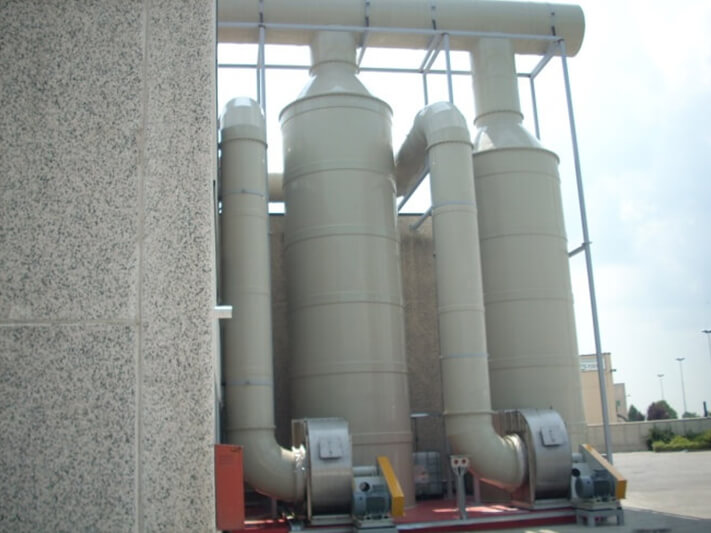 fumes suction and purification plants